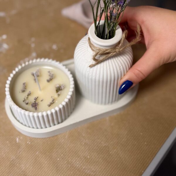 סדנת בטון ונרות יחיד/קבוצתי אופציה 3